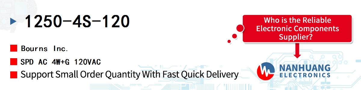 1250-4S-120 Bourns SPD AC 4W+G 120VAC