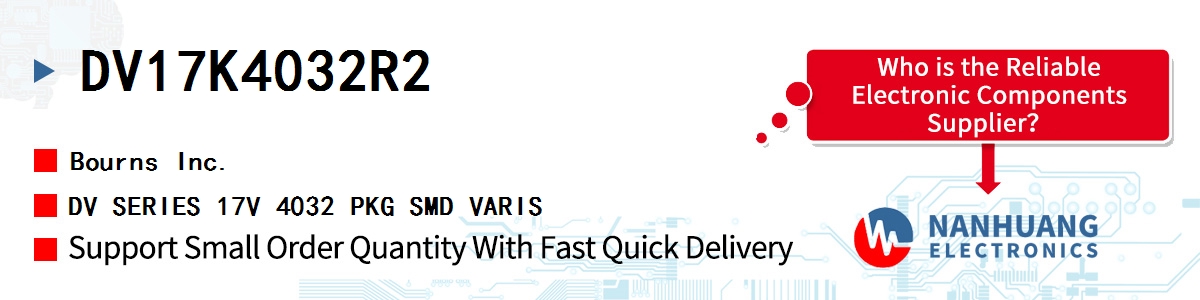 DV17K4032R2 Bourns DV SERIES 17V 4032 PKG SMD VARIS