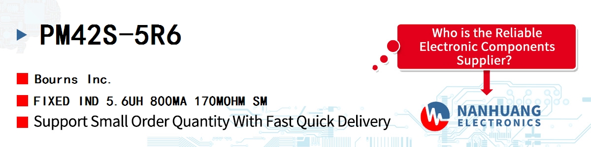 PM42S-5R6 Bourns FIXED IND 5.6UH 800MA 170MOHM SM