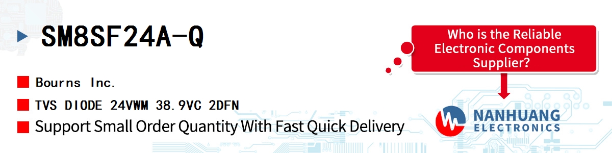 SM8SF24A-Q Bourns TVS DIODE 24VWM 38.9VC 2DFN