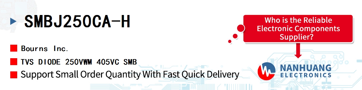 SMBJ250CA-H Bourns TVS DIODE 250VWM 405VC SMB