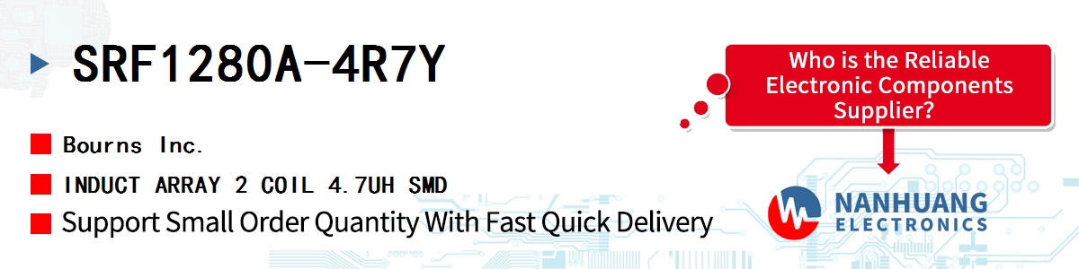 SRF1280A-4R7Y Bourns INDUCT ARRAY 2 COIL 4.7UH SMD