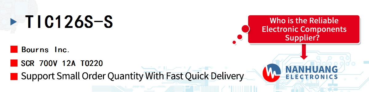 TIC126S-S Bourns SCR 700V 12A TO220