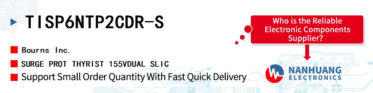 TISP6NTP2CDR-S Bourns SURGE PROT THYRIST 155VDUAL SLIC